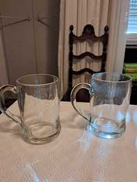 2 caneca vidro para cerveja