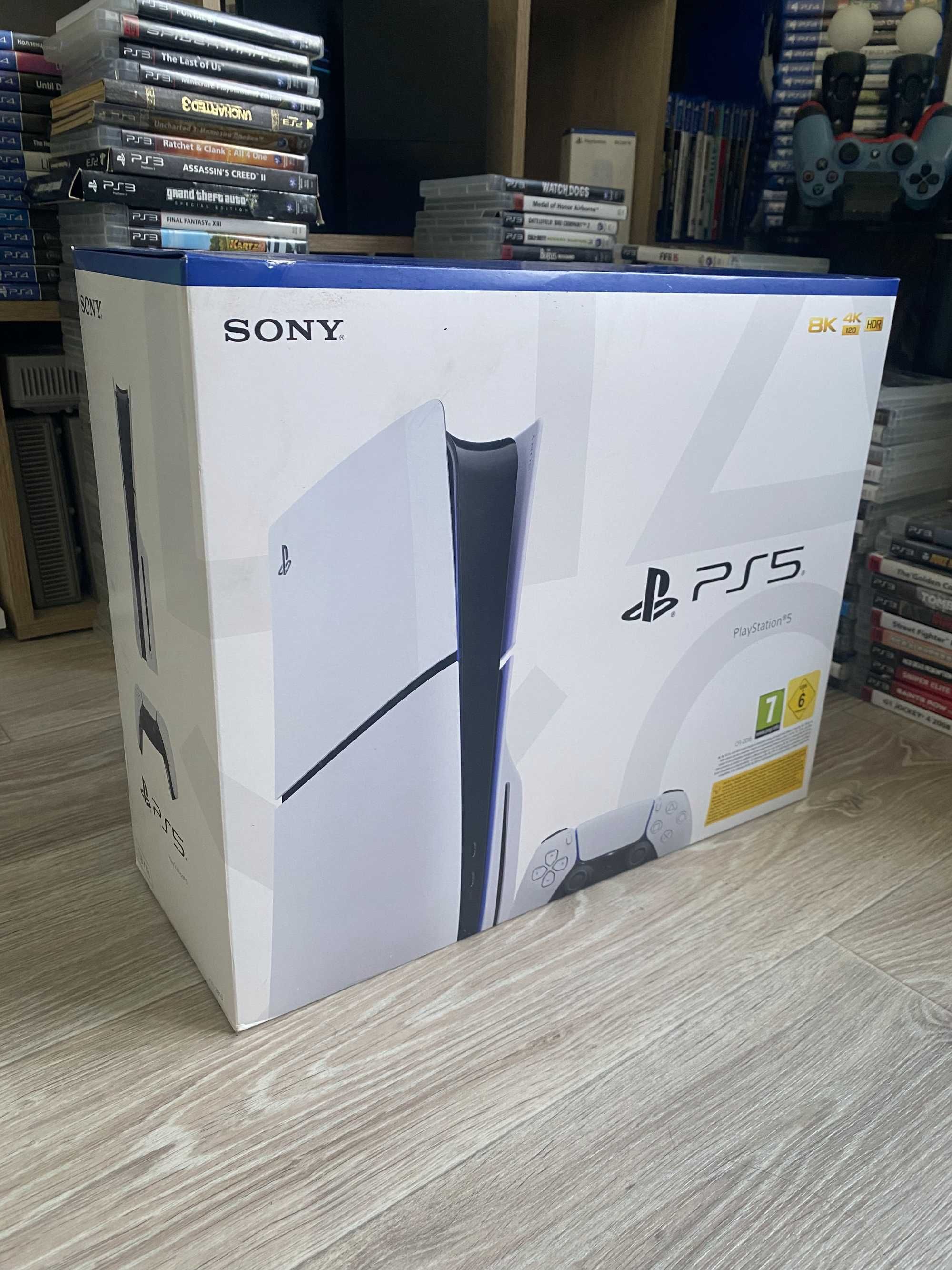 Playstation 5 Slim з дисководом, пс 5 нова, гарантія, магазин, обмін