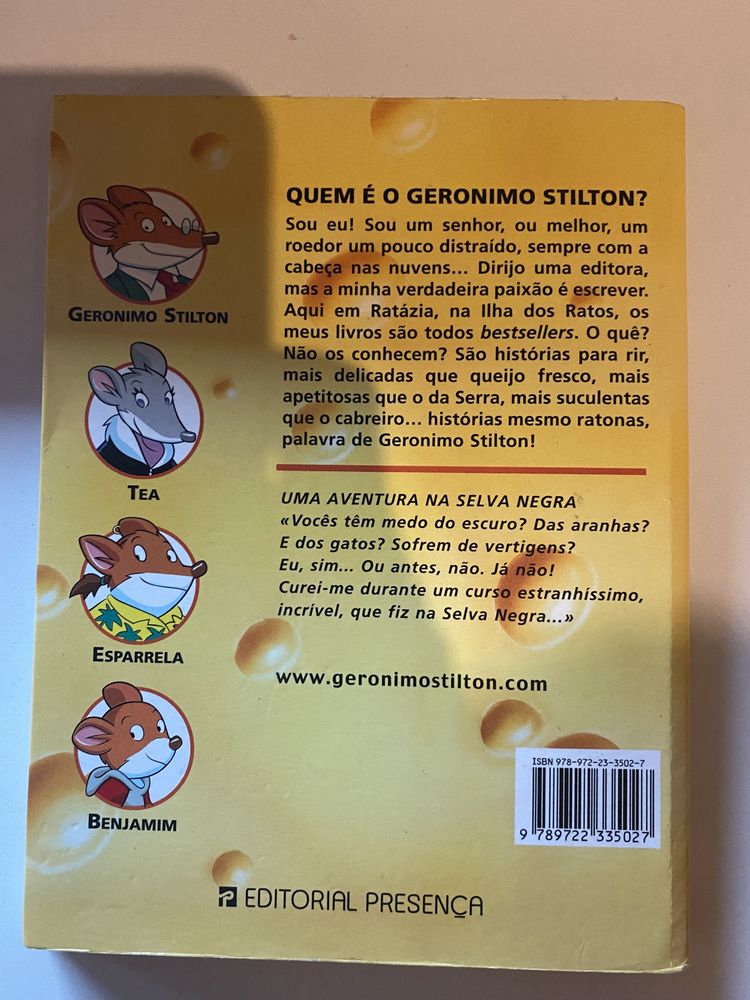 Geronimo Stilton uma aventura na selva negra