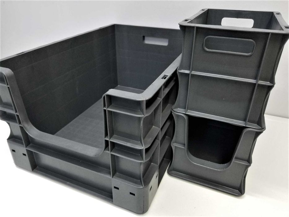 Pojemnik Kuweta Skrzynka Kosz Magazyn Warsztat Garaż Regał Plastikowy.