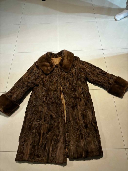Futro z karakul i norek