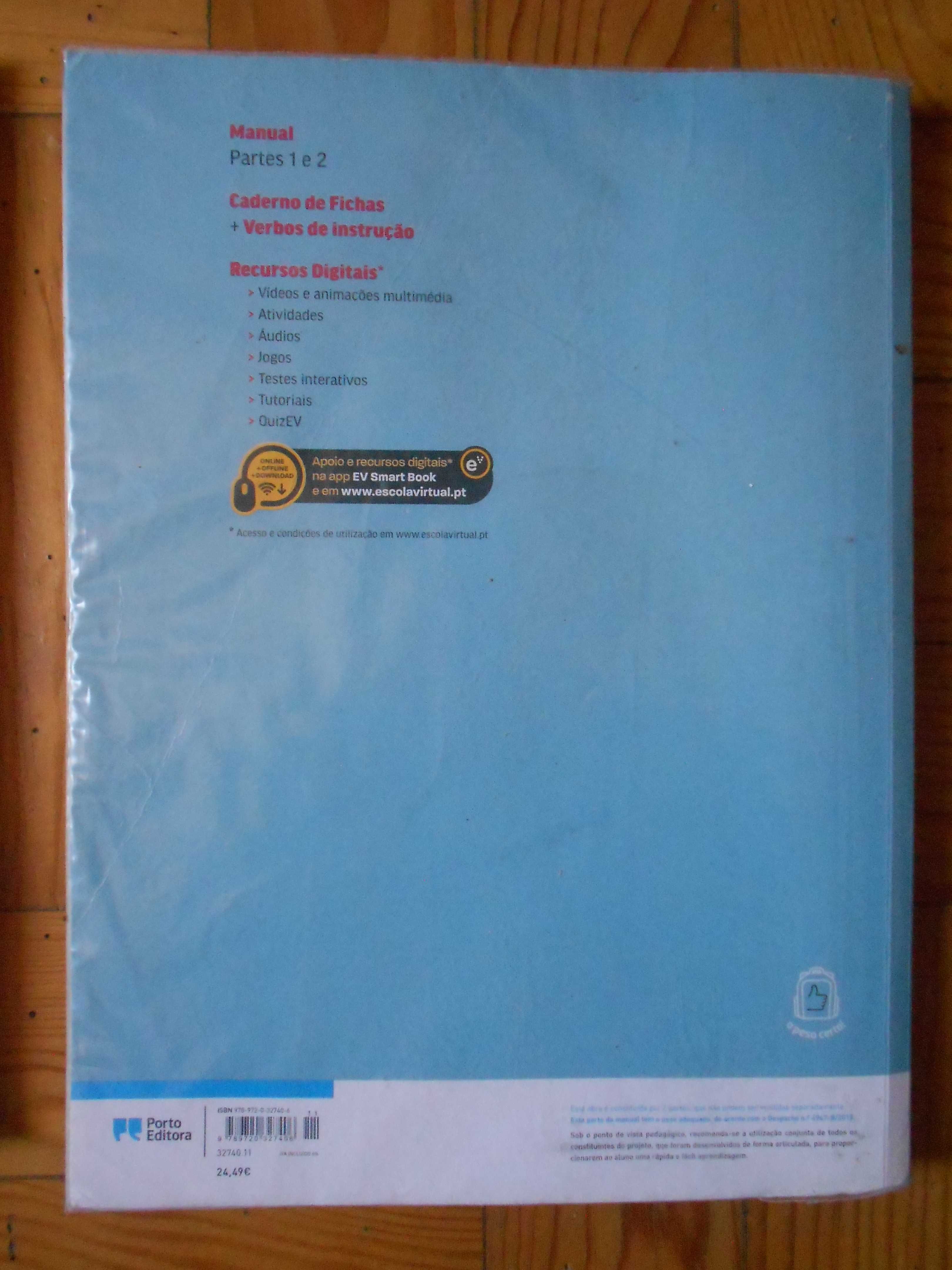 manuais livros escolares 7º ano