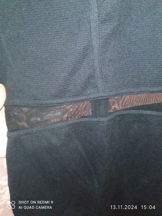 Сукня чорна на застібці