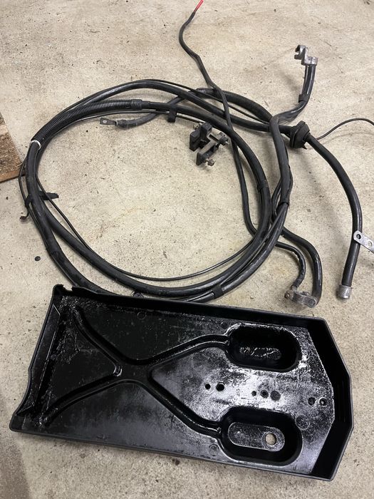 Bmw e30 przeniesienie akumulatora,kabel plus