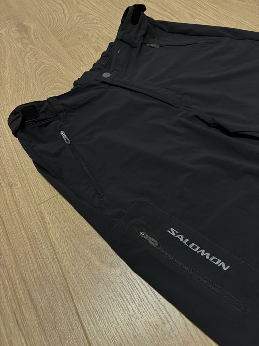 Треккінгові штани Salomon ClimaWind чорна софтшел розмір 36 L-XL