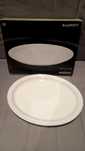 BergHOFF zestaw 2 szt. owalnych talerzy z białej porcelany, 30 cm