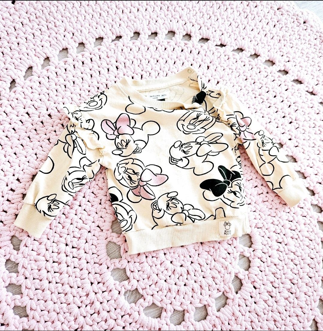 Bluza z Myszką Miki 74 bluza 74 Fox&Bunny
