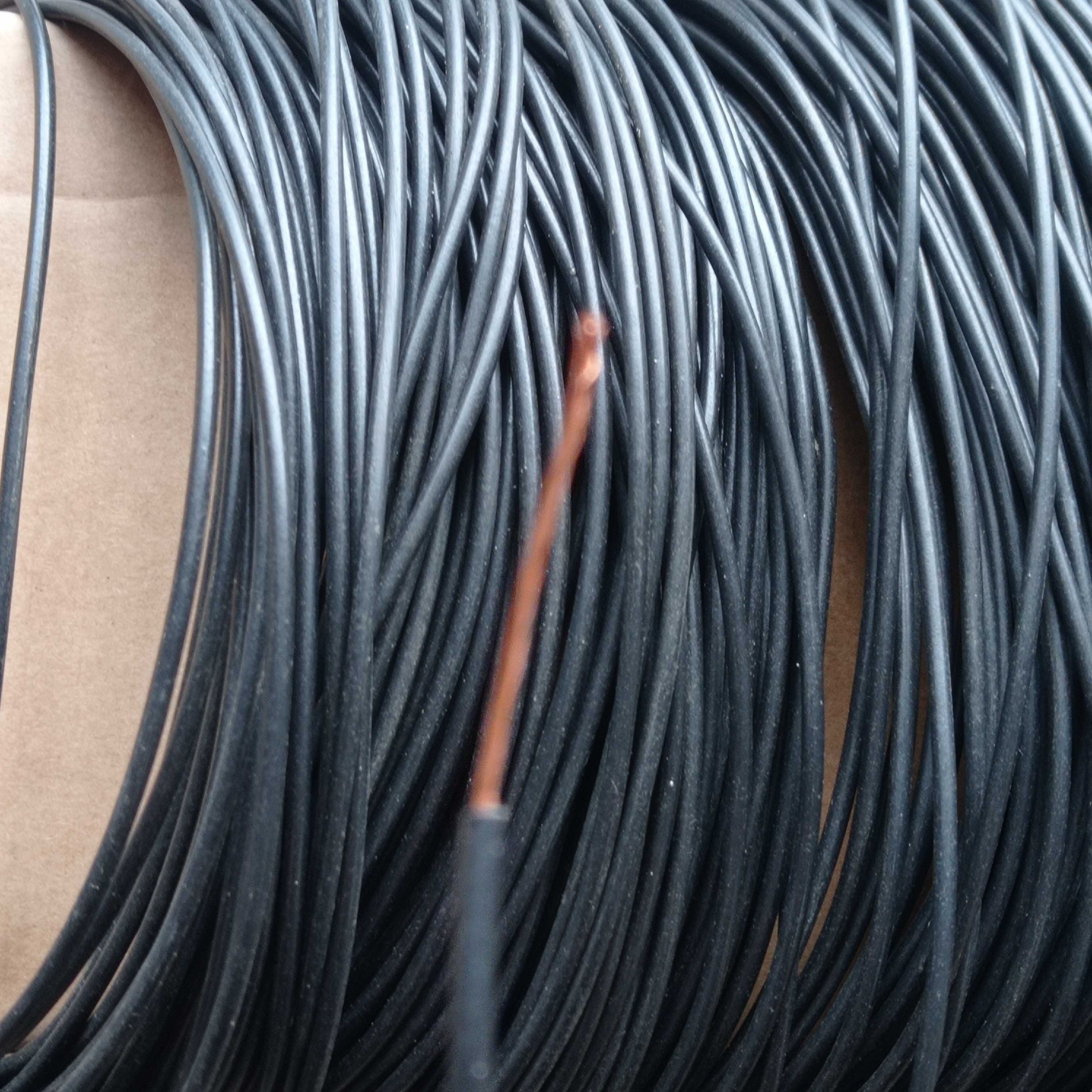 Przewód linka kabel jednożyłowy LGY 1mm2 czarny 1 mm 1x1 120 metrów