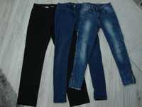Zestaw 3 pary spodnie jeans damskie rozmiar S