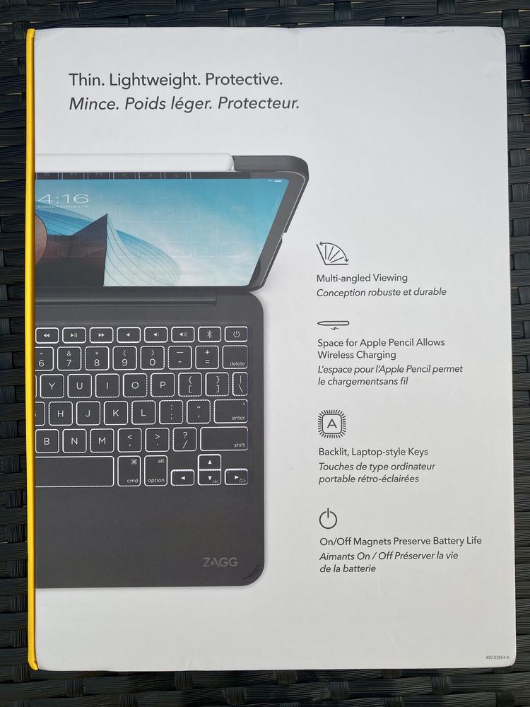 Teclado Ipad Pro 11’’ (2018) e Pro 10’9 (2020) - Wireless folio ZAGG