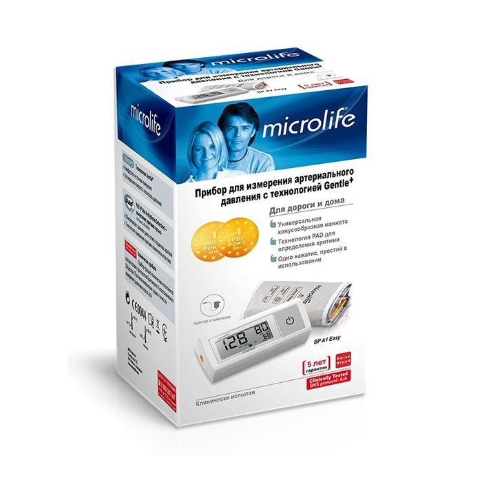 Тонометр Microlife BP A1 Easy
Microlife AG (Швейцарія)