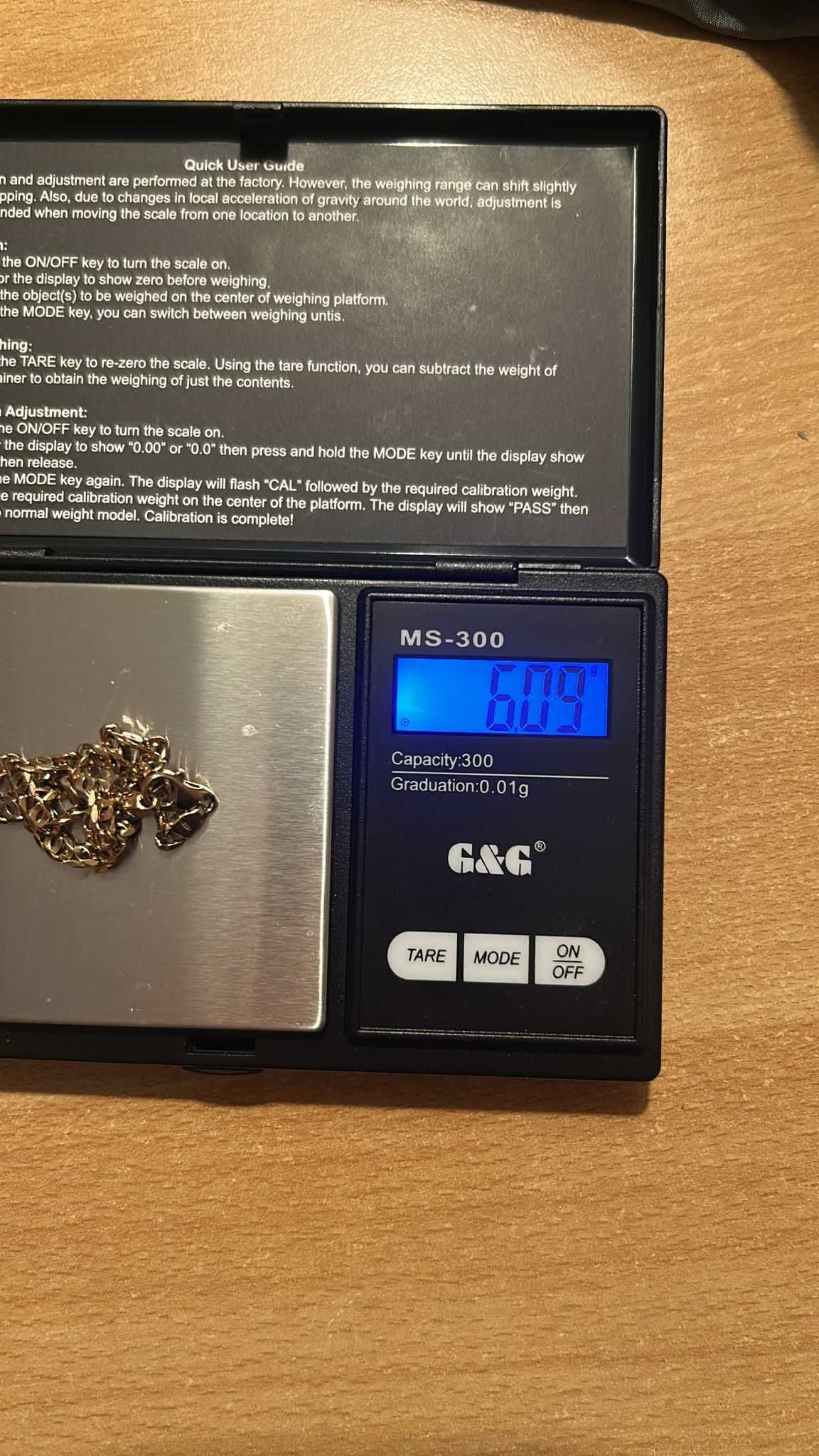 Piękna złota bransoletka 333 8k 6gr 20,5 cm dł