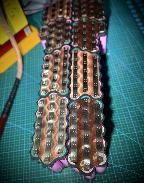 Regeneracja budowa baterii ebike hulajnoga rower zgrzewanie akumulator