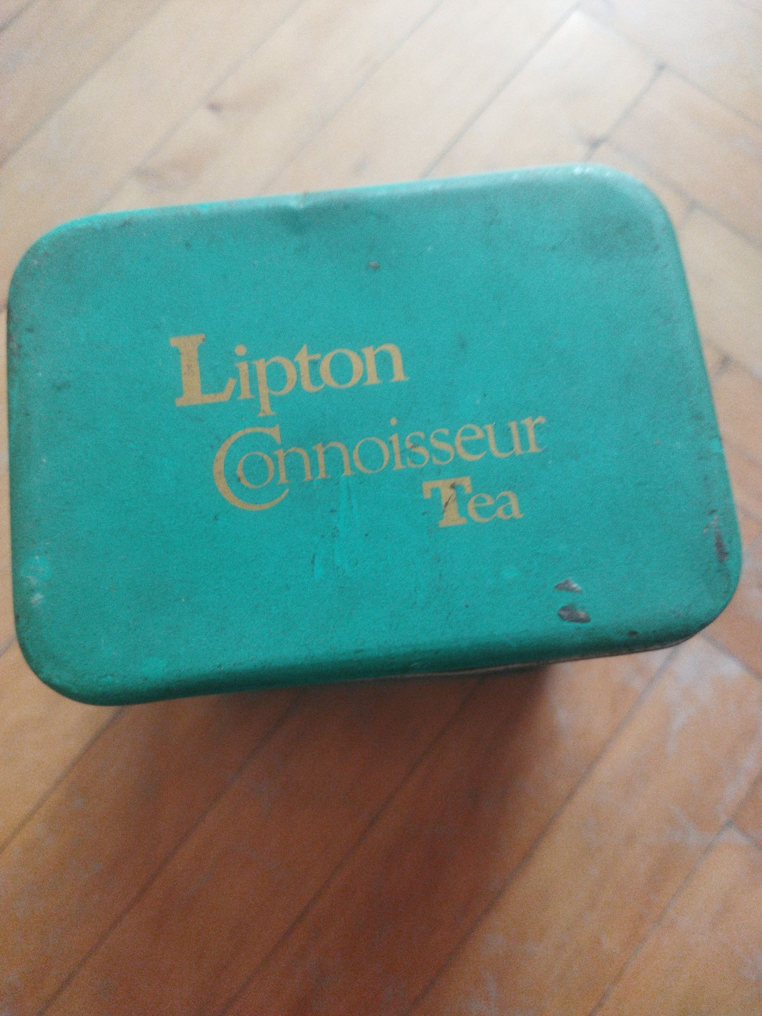 Банка чаю lipton connoisseur tea вінтаж