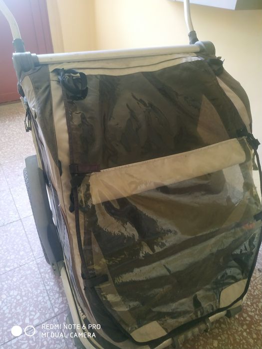 Dwuosobowa przyczepa rowerowa Thule Chariot Chinook wózek do biegania