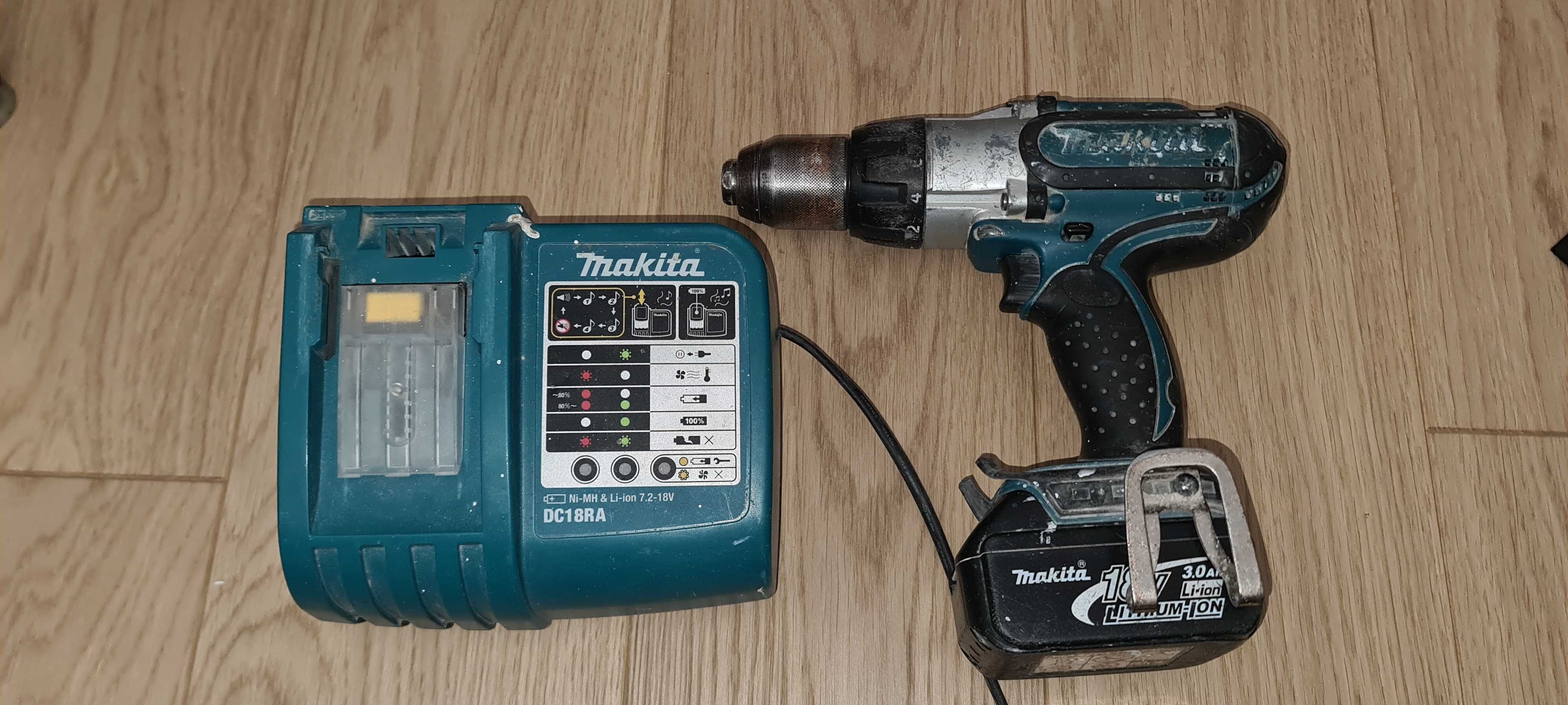 Makita BHP451 akumulatorowa wiertarko-wkrętarka udarowa zestaw