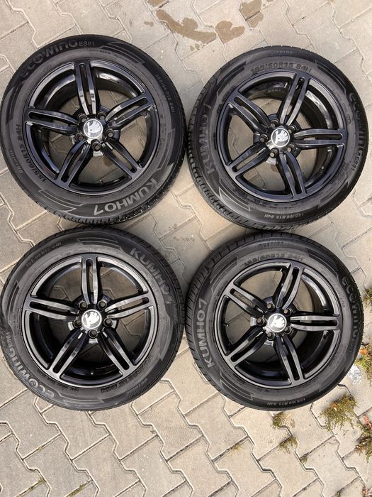 VW, Skoda, Audi, Seat czarne alufelgi 15 ET 40 5x112