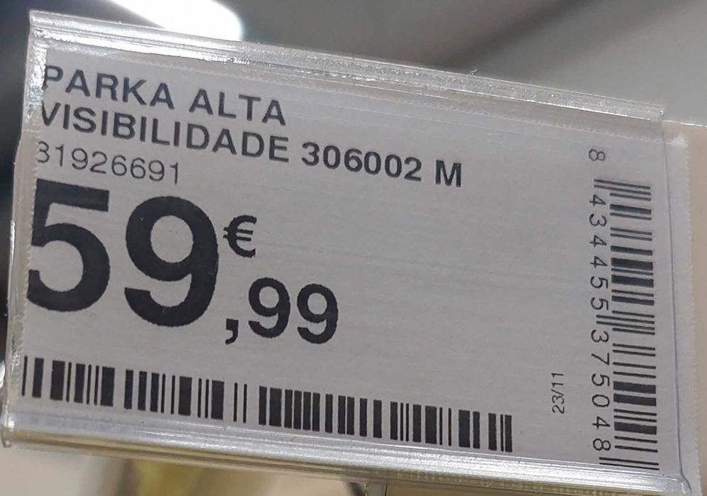 Parka Alta visibilidade