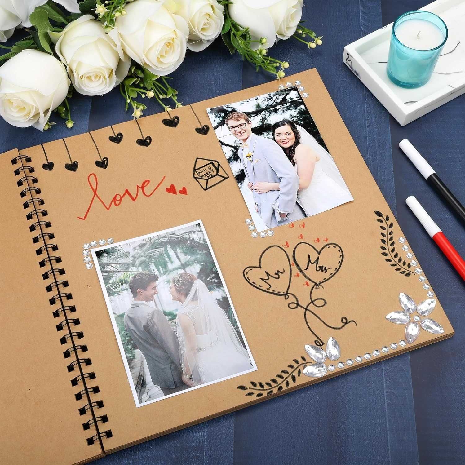 Nowy album fotograficzny / fotografie /notes / pamiątka / kraft !2776!