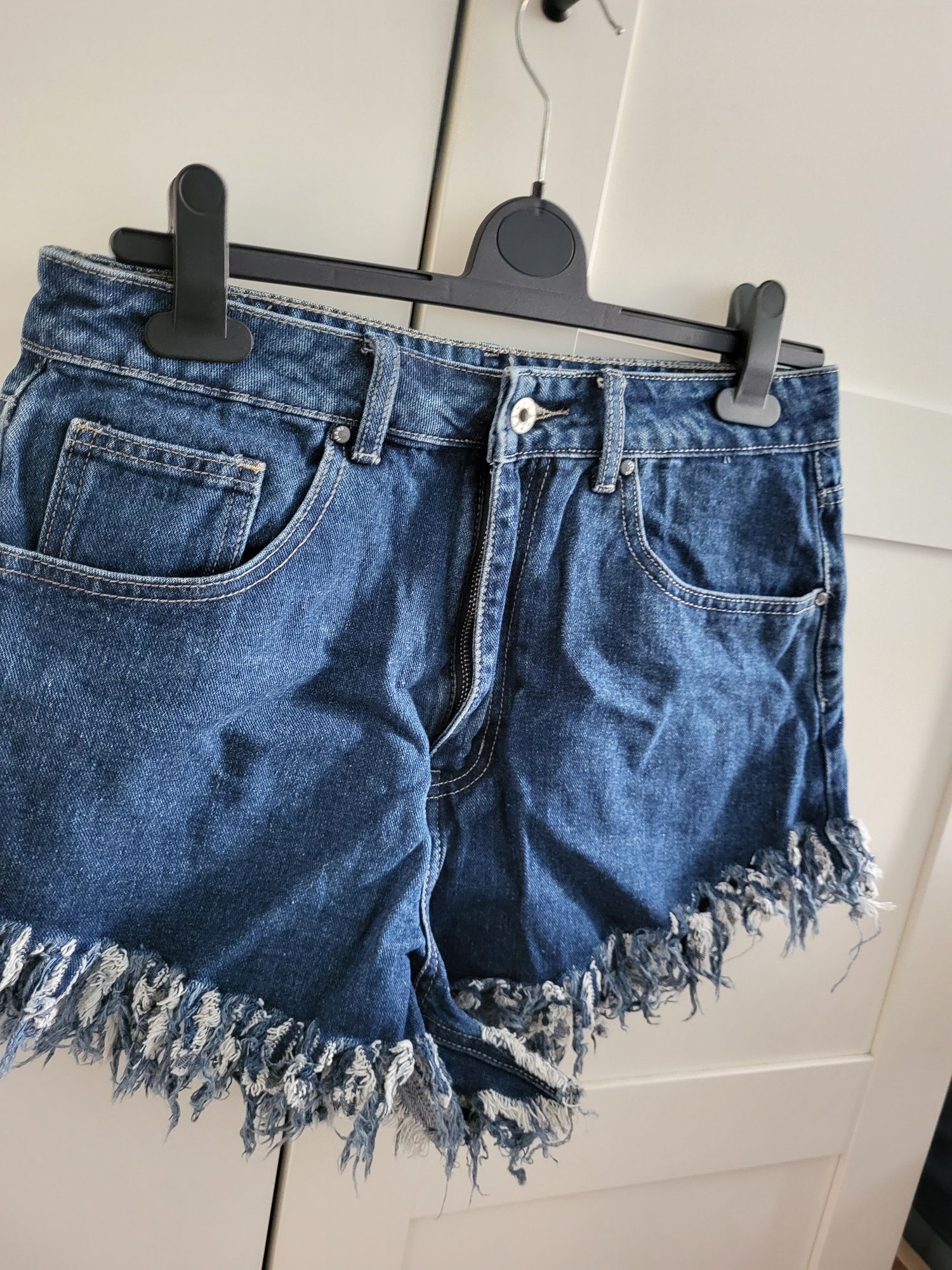 Spodenki krótkie, szorty jeansowe XL