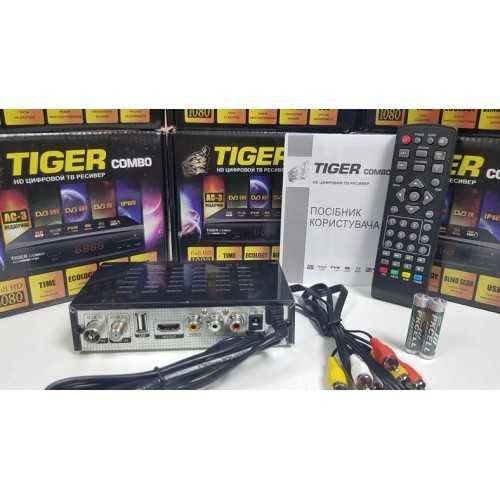 Комбинированный тюнер приставка ресивер Tiger Combo HD DVB-S/S2/T/T2/C