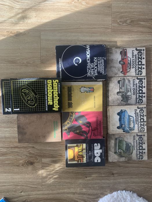 Książki stare samochody osobowe, krajowe silniki wysokoprężne, naprawa