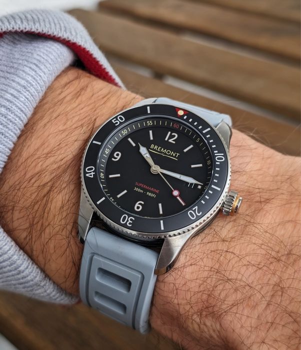 Zagarek Bremont S300 Supermarine stan idealny na bransolecie