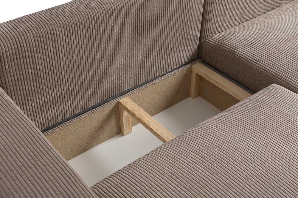 Narożnik z funkcją spania GUSTO sztruks POSO