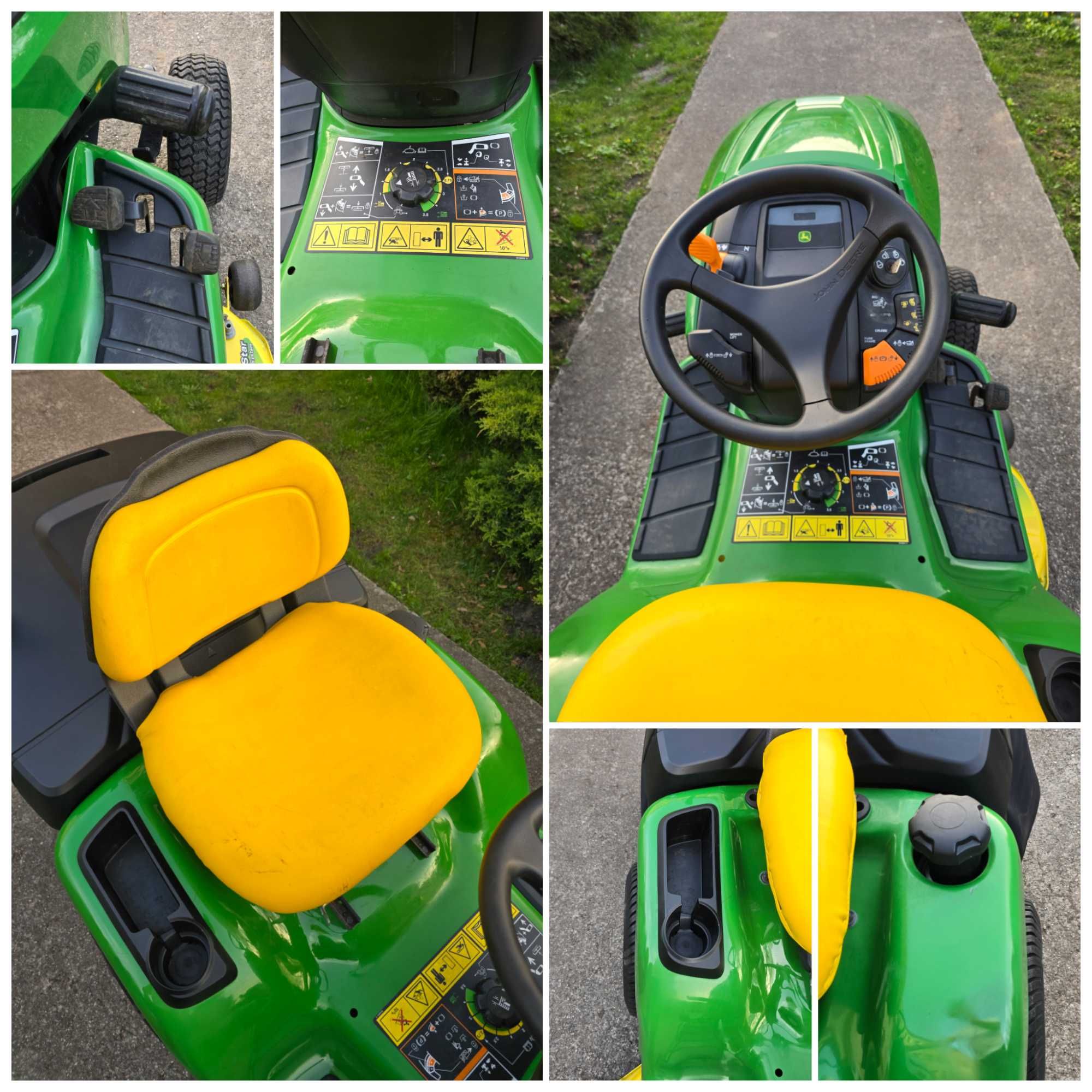 Traktorek kosiarka John Deere X305R 20KM v-ka Kawasaki Oryginał Stan