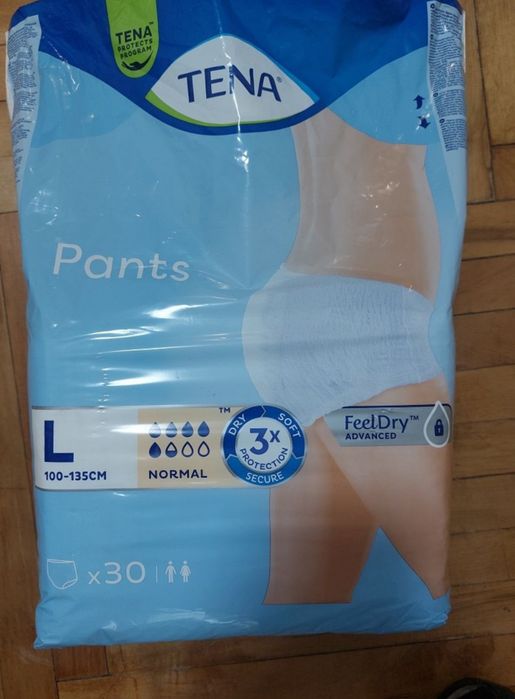 Трусики (памперсы) TENA L  Трусы 30 шт в 1 уп.