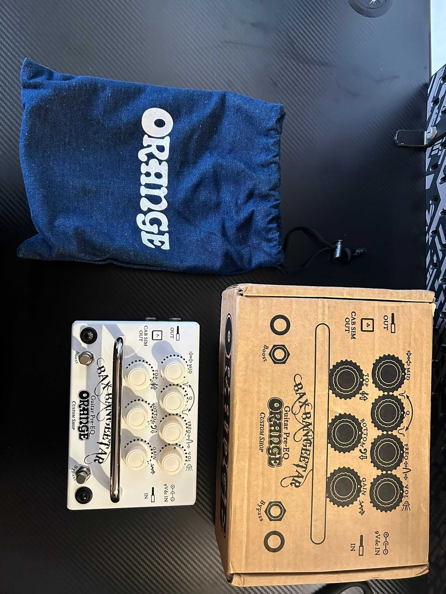 Pré-Amplificador/Pedal de Distorção Orange Bax Bangeetar (como novo)