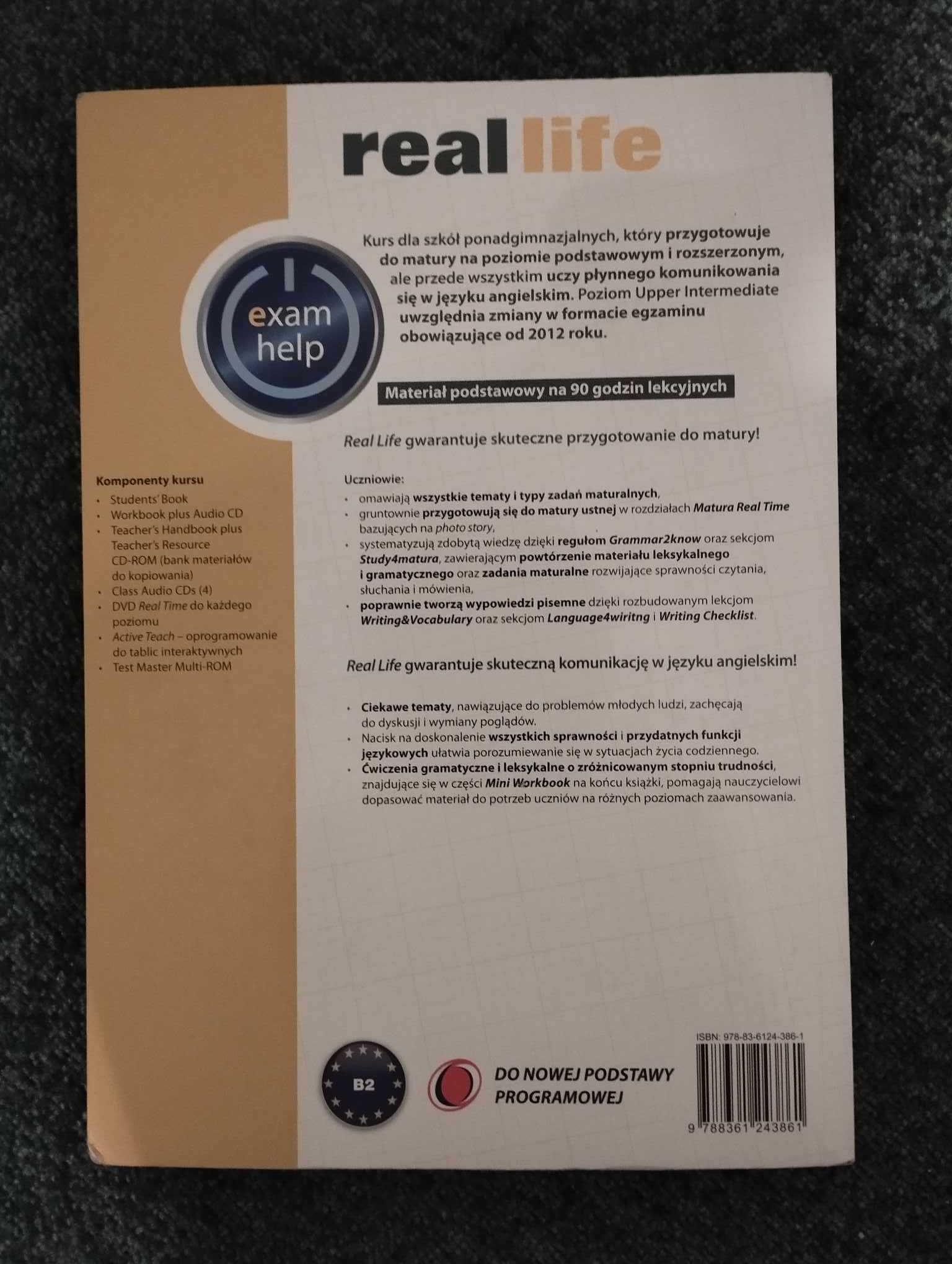 REAL LIFE. Język angielski podręcznik - aut S. Cunningham, M. Umińska