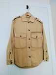 Camisa/casaco camelo estilo militar Pull&Bear • S