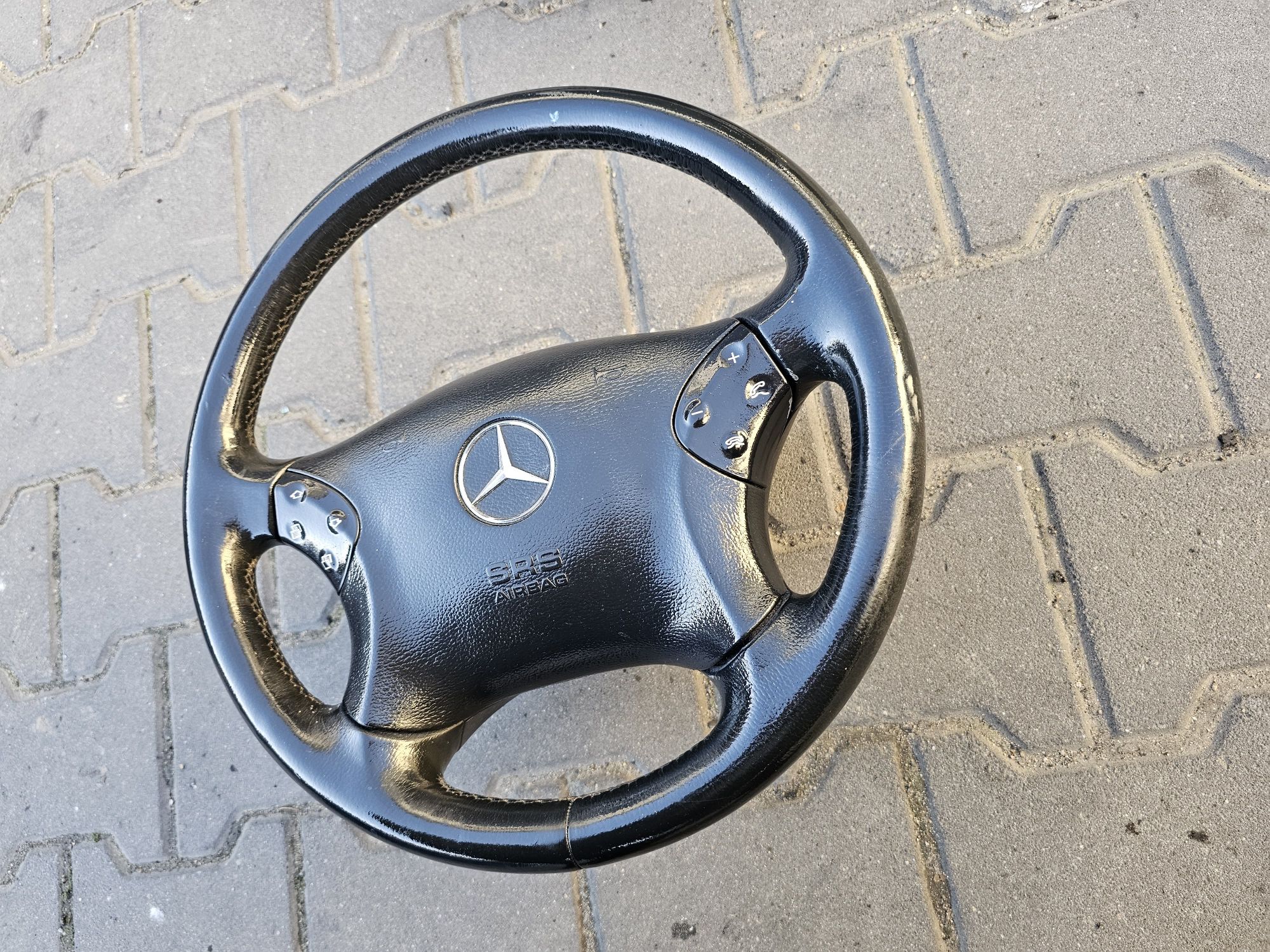 Kierownica Mercedes-Benz C klasa W203 Skóra