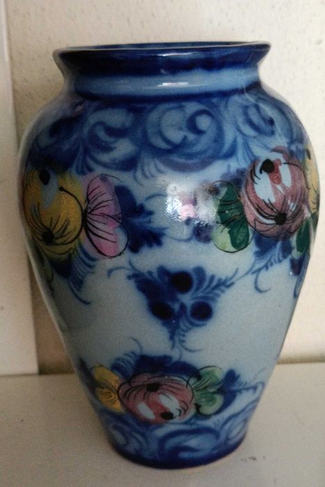 Jarra Alcobaça pintada a mão Raul da Bernarda