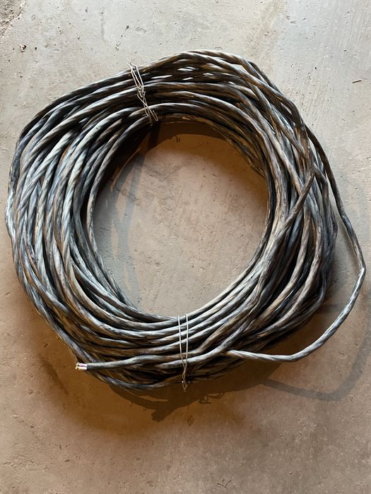 Провід (дріт) алюмінієвий, 4-х жильний, 54 метра, 60 грн за метр, торг