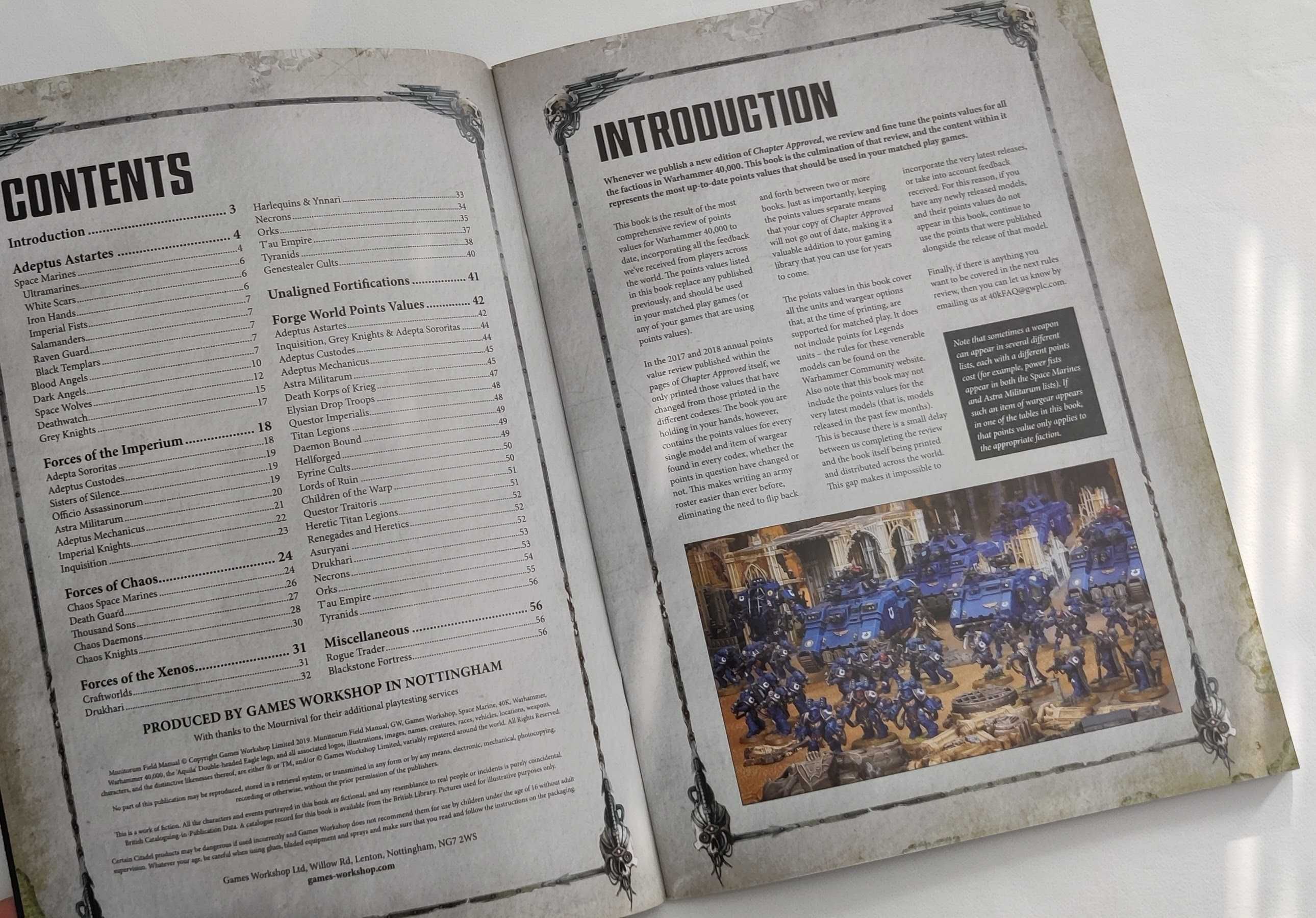 Warhammer 40,000 Munitorum Field Manual 2019 Edition
