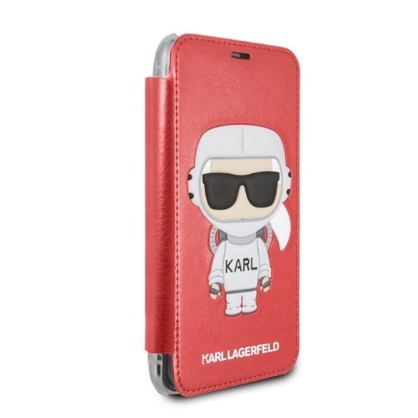 Etui Karl Lagerfeld Karl Space Cosmonaut na iPhone X/Xs, Czerwony