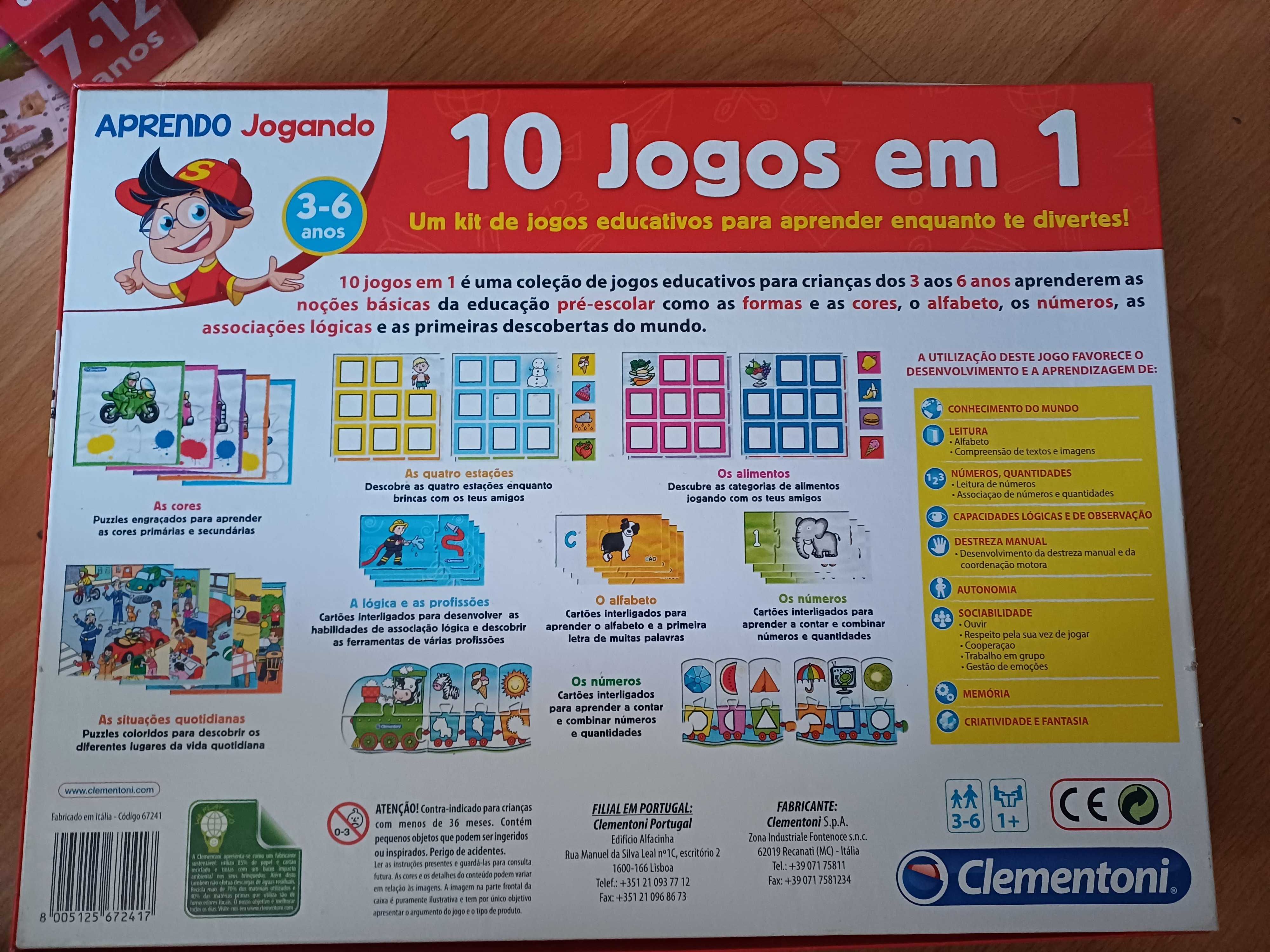 Jogo didatico clementoni