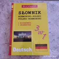 słownik Niemiecko-Polski Buchman 3w1
Rozmówki
Gramatyka
Oprawa twarda