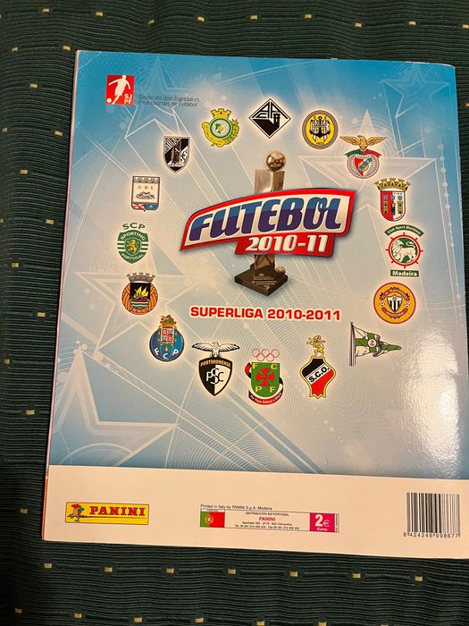 Caderneta Futebol 2010-11 Panini