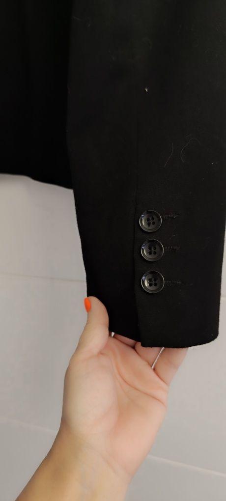 Casaco preto Pimkie usado tamanho 36