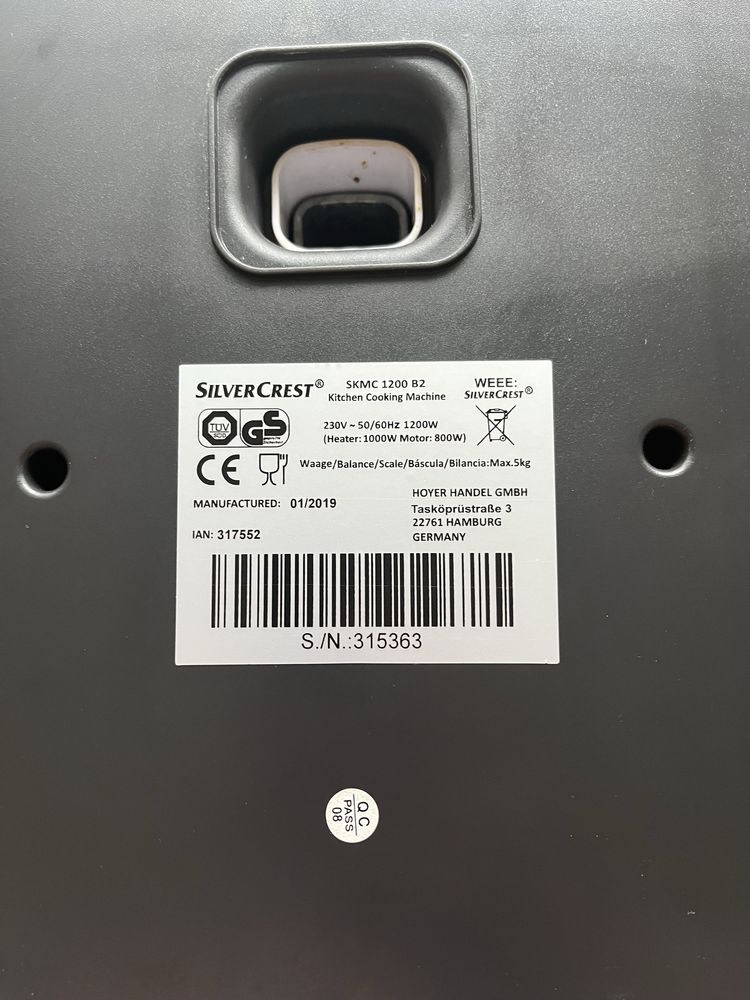 Lidlomix silvercrest monsieur cuisine connect