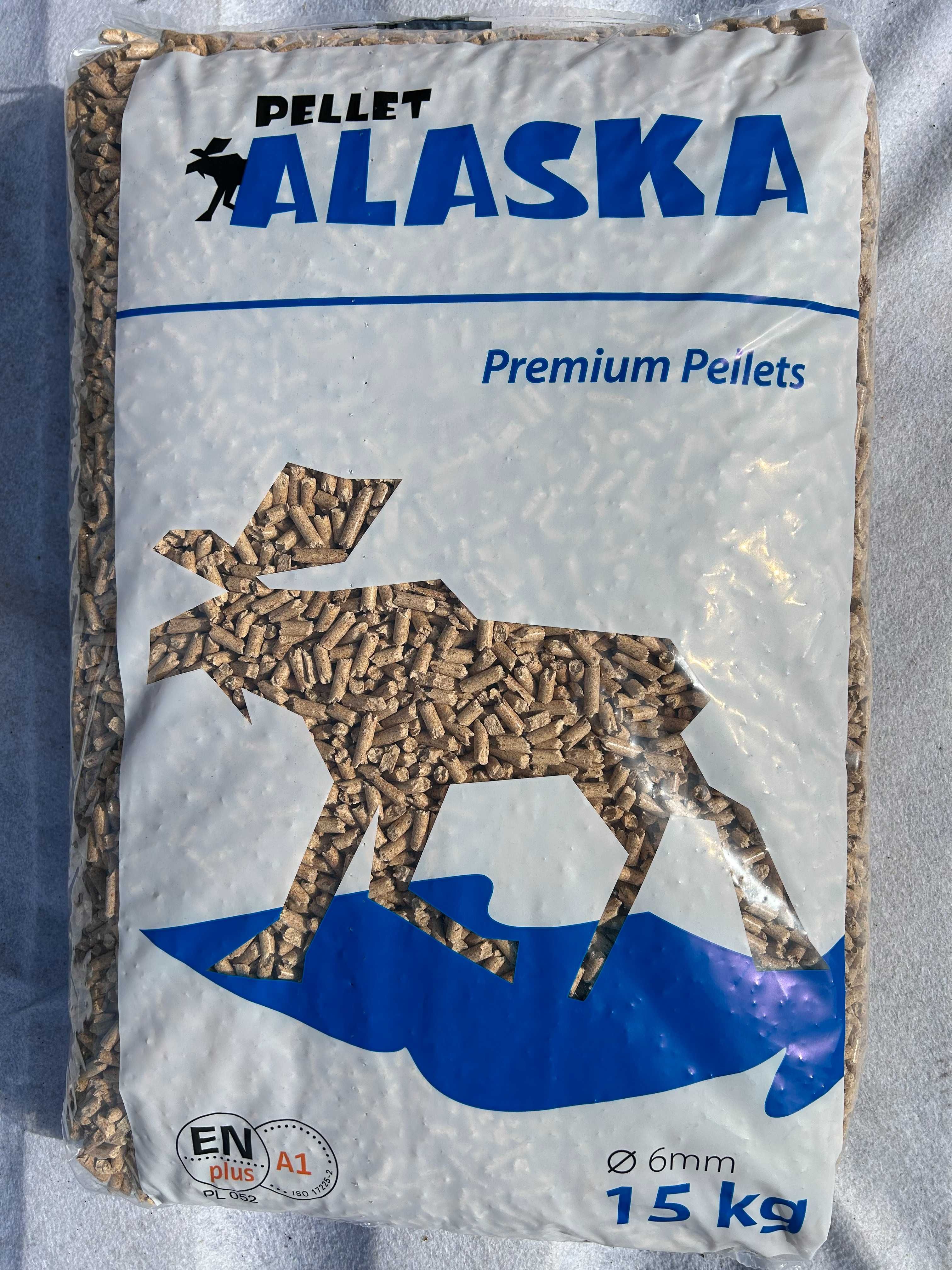 Pellet drzewny Alaska - wyprodukowany z czystej trociny