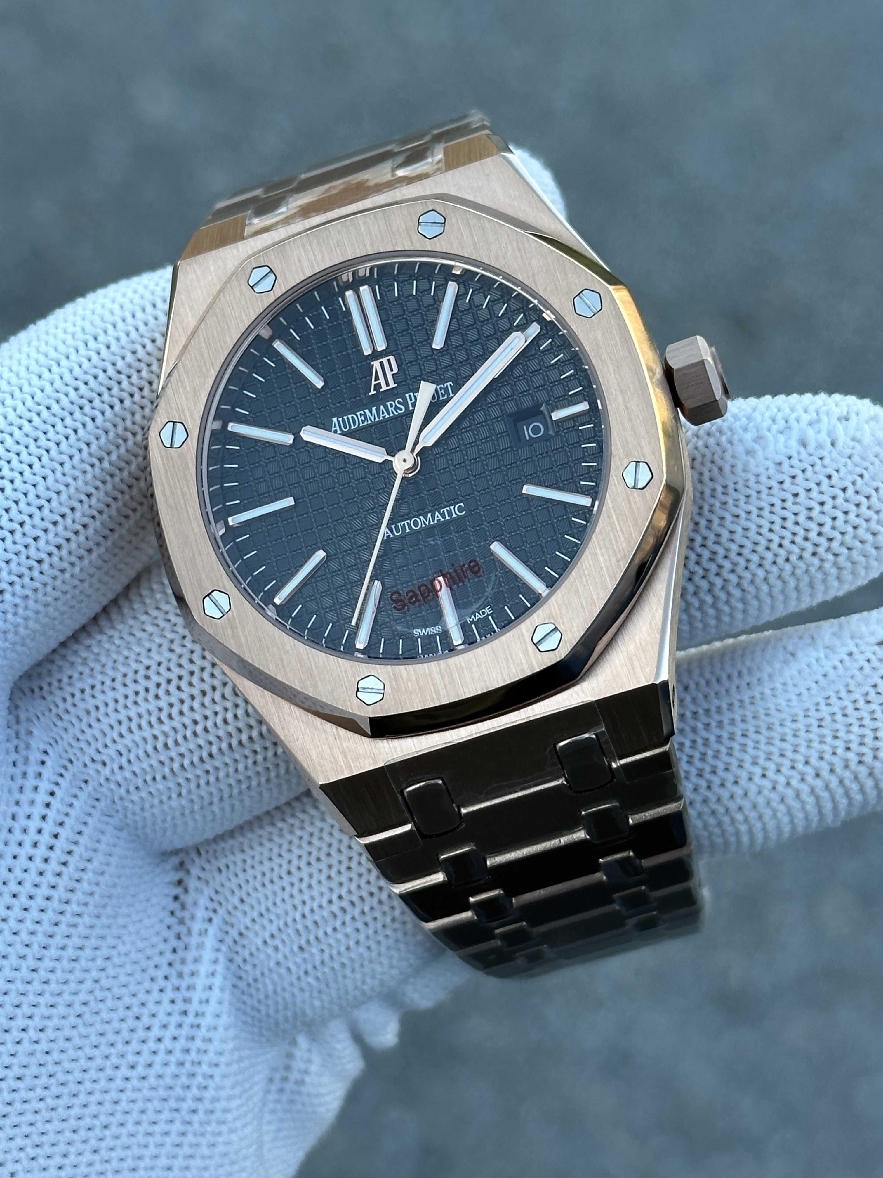 Швейцарские часы Audemars Piguet Royal Oak Gold. Топ качество