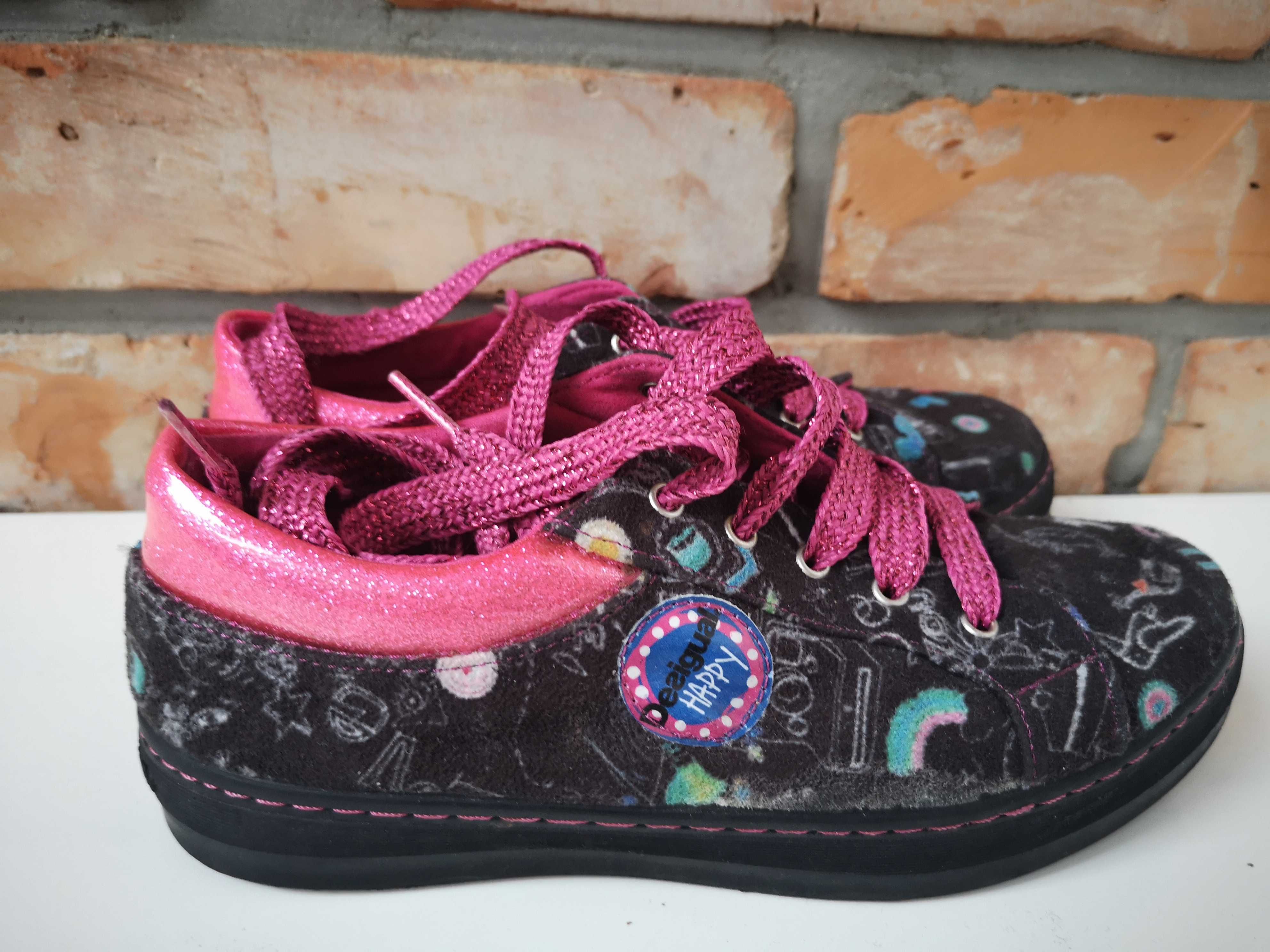 Desigual buty tenisówki sneakersy dla dziewczynki 35