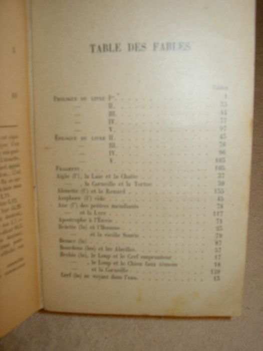 Phèdre - Fables Ésopiques (1929)