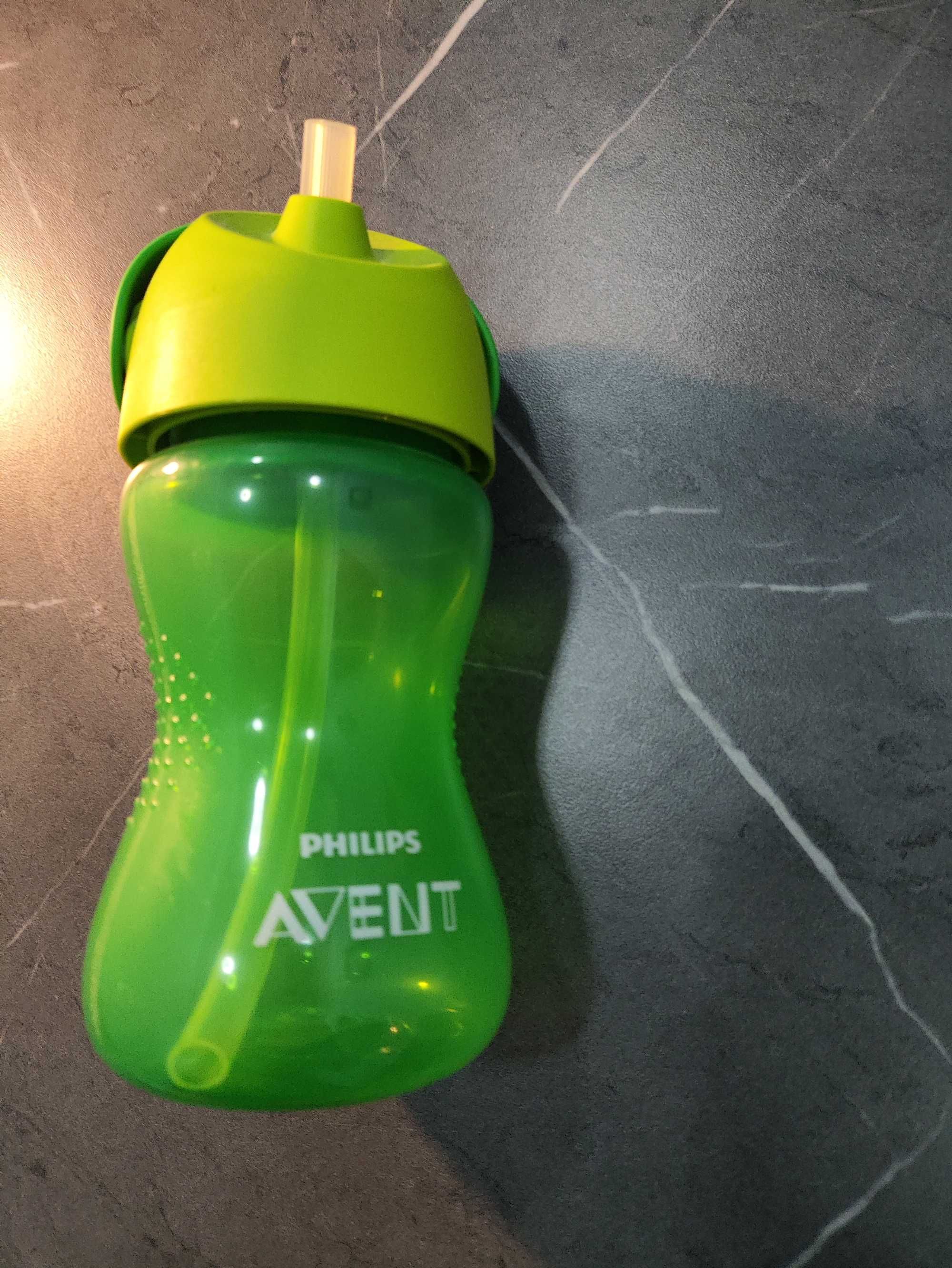 Philips Avent Kubek niekapek z giętką słomką 300 ml SCF798/01 zielony