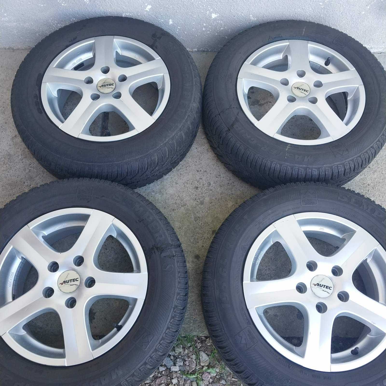 легкосплавні диски R15 5x114 Kia Hyundai Mazda з шинами 195/65 R15