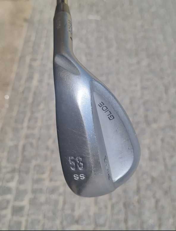 Wedge Ping Glide 58 SS George Pinta Preta | Golfe WE010